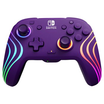 PDP Gaming Nintendo Switch Afterglow Wave Wireless Controller - Purple