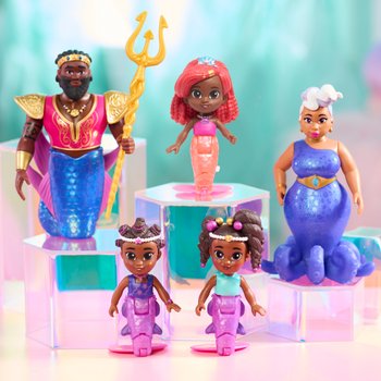 Disney Junior Ariel Mini Figures Royal Family 6 Pack