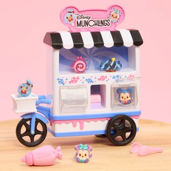 Disney Munchlings Candy Cart Mini Figures Playset