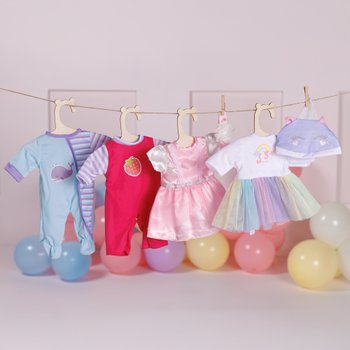 Baby Doll Fantasy Outfit Set 4 Pack