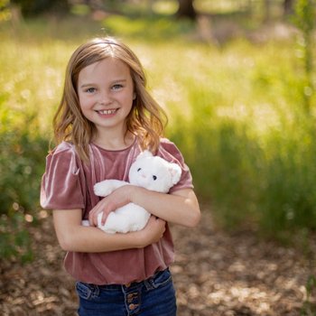 World’s Softest Plush White Kitten Soft Toy 25cm