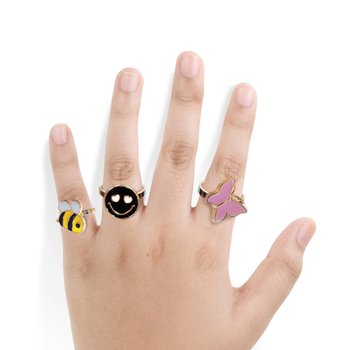 Wow Factor Fidget Toy Ring Assortment