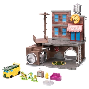 Teenage Mutant Ninja Turtles Playset Nano Scene Turtle Lair