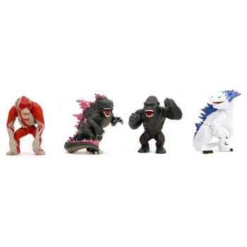 Godzilla x Kong The New Empire Figures Diecast 6cm 4 Pack