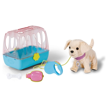 BABY born Interactieve Puppy My Dog Lucky met Transportbox