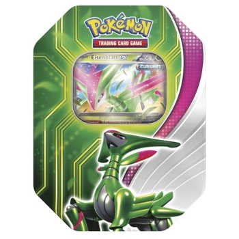 Pokémon Karten Paradoxclash Tin Box mit 4 Booster Packs