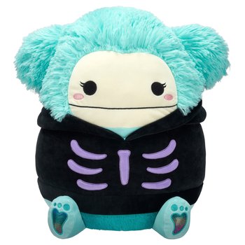 Original Squishmallows Plush Joelle the Teal Bigfoot with Black Hoodie 40cm