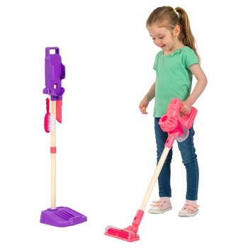 Cordless Vacuum Cleaner Cleaning Toy Set