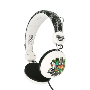 Minecraft 3D On-Ear Wired Headphones Survival Mode