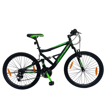 26 Zoll Mountainbike Verve Stealth Full Suspension schwarz/grün