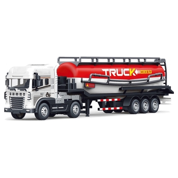 Diecast Lights and Sounds Cement Tanker Truck 1:24 Scale