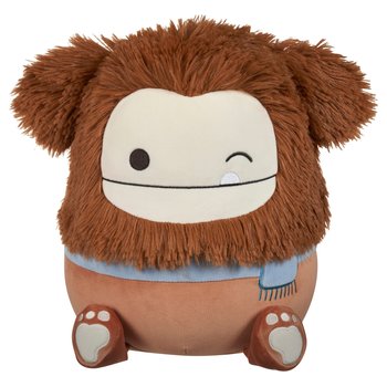 Original Squishmallows Plush Benny the Winking Brown Bigfoot 30cm