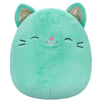 Original Squishmallows Fuzz-A-Mallows Plush Charisma the Mint Green Cat 50cm