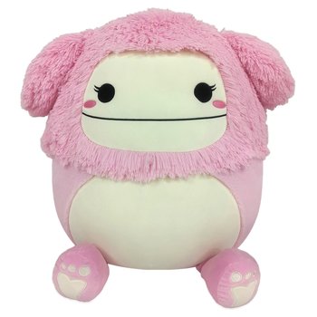 Original Squishmallows Fuzz-A-Mallows Plush Brina the Pink Bigfoot 50cm