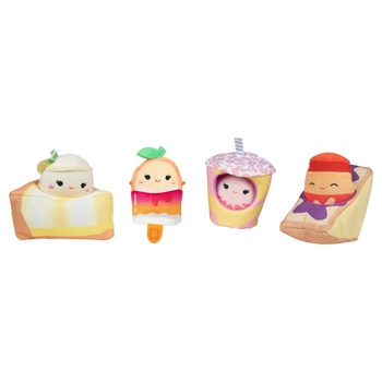 Original Squishmallows Micromallows Snack Machine Accessories Plush 4 Pack