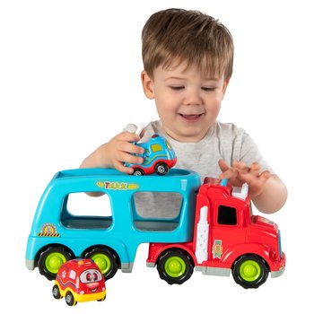 Big Steps Transporter Truck and Cars Playset