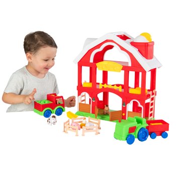 Big Steps Red Barn Farm Playset