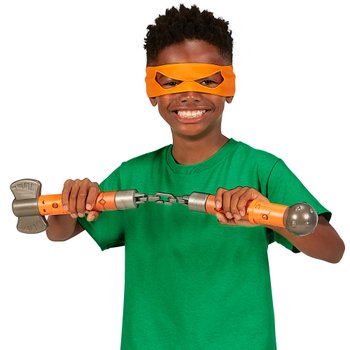 Tales of Teenage Mutant Ninja Turtles Build 'N Battle Playset Michelangelo Ninja Reveal