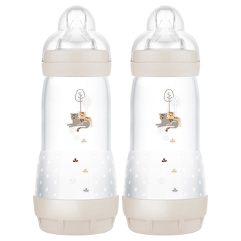 MAM Easy Start Self-Sterilising Anti-Colic 320ml Baby Bottles 2 Pack