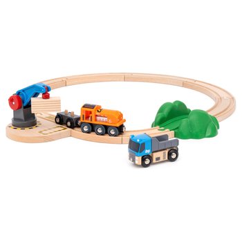 BRIO Starterset Goederentrein met Kraan A