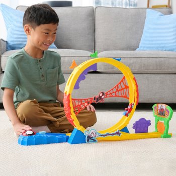 Spidey and His Amazing Friends Playset Amazing Metals Super Loop Race Track