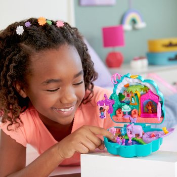 Polly Pocket Compact Peacock Garden