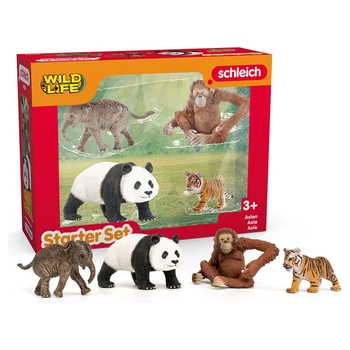 schleich Wild Life 42736 Asia Animal Figures Starter Set