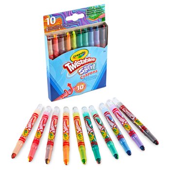 Crayola 10 Twistables Swirl Crayons