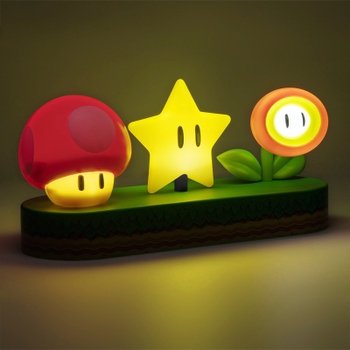 Paladone Nintendo Gaming Setup Lampe Super Mario Bros. Icons LED Deko