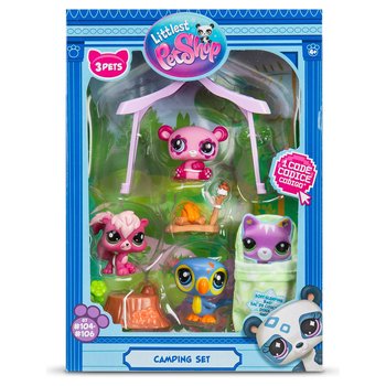 Littlest PetShop Camping-Set mit 3 Figuren