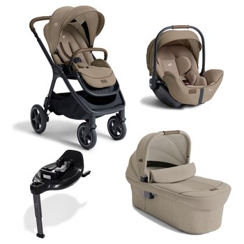 Joie Signature Finiti 3-in-1 Travel System Bundle with R129 Car Seat and ISOFix Base