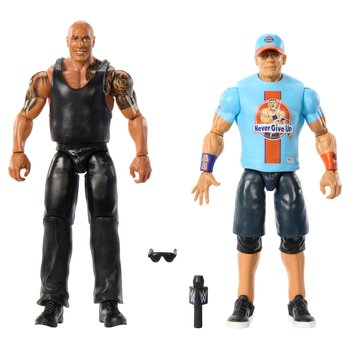 WWE Main Event Showdown Figuren The Rock vs. John Cena 2er Set
