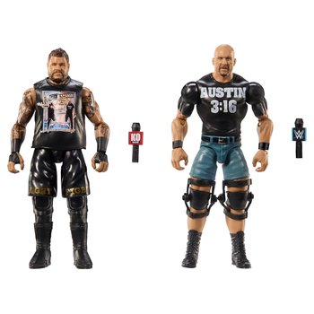 WWE Main Event Action Figures Showdown Kevin Owens vs 'Stone Cold' Steve Austin 2 Pack