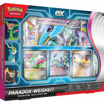 Pokémon Karten Premium-Kollektion Paradox-Weisheit mit 7 Booster Packs