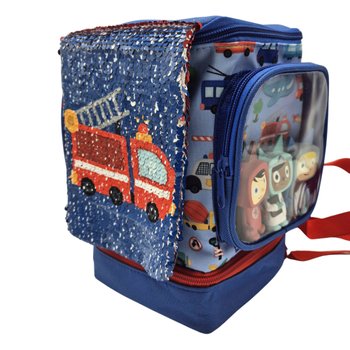 Tragetasche für die Toniebox mit Fahrzeug Motiv