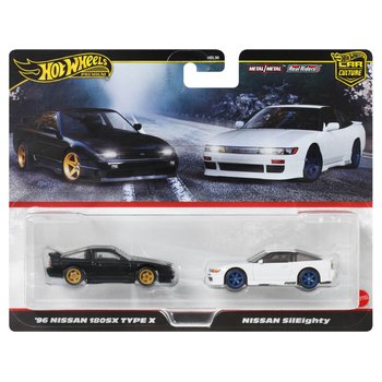 Hot Wheels Premium Auto's Car Culture 96 Nissan 180SX Type X en Nissan Sil Eighty