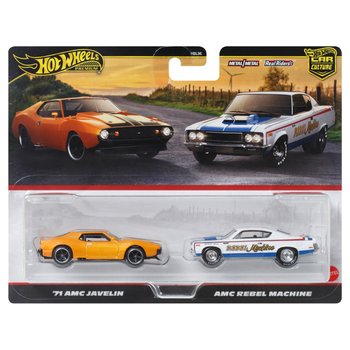 Hot Wheels Premium Car Culture '71 AMC Javelin and AMC Rebel Machine 1:64 Scale 2 Pack