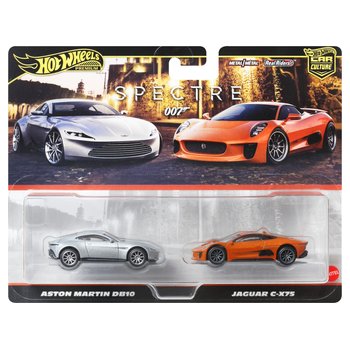 Hot Wheels Premium James Bond Spectre Aston Martin DB10 and Jaguar C-X75 2 Pack