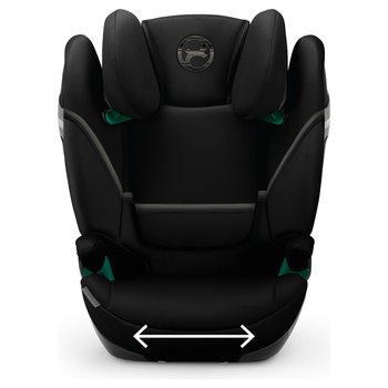 CYBEX Silver Autostoel Solution S2 i-fix 100-150 cm Meegroei Kinderzitje Moon Black zwart