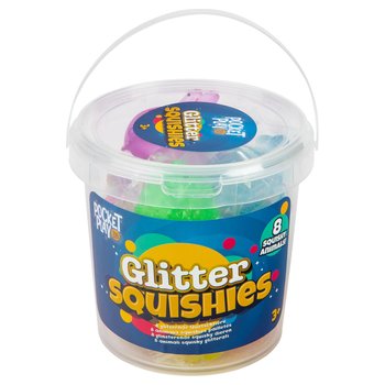 Pocket Play Fidget Toy Glitter Squishies 8 Piece Tub