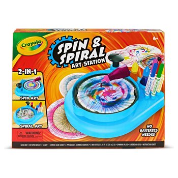 Crayola Spin & Spiral Art Station Set