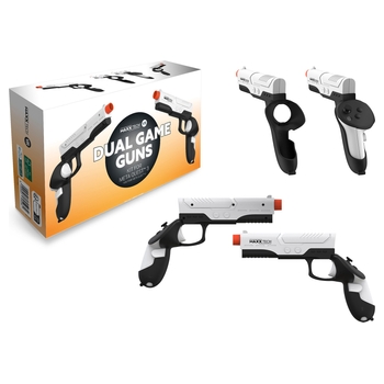 Maxx Tech VR Dual Game Guns Kit for Meta Quest 3 & 3S