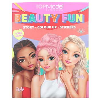 TOPModel Beauty Fun Colouring and Sticker Book