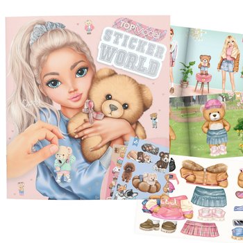 TOPModel Sticker Book Teddy Sticker World