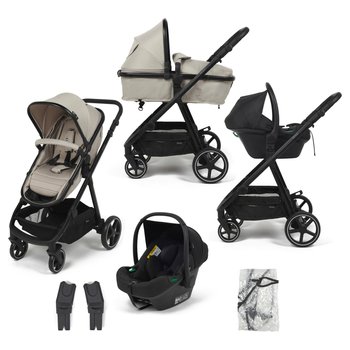 Origin XTi by Babylo 2-in-1 Travel System Bundle with EnfaSafe R129 Car Seat Oatmeal