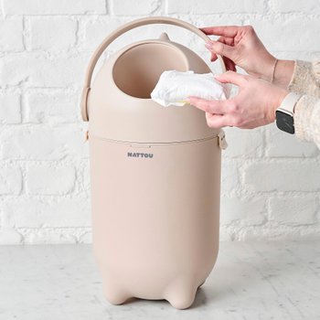 Nattou Dropy Windeleimer beige