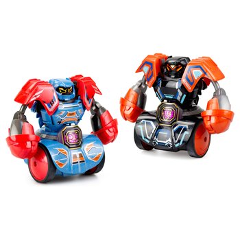 Robo Kombat Tornado Roboter Spielzeug 2er Set rot/orange