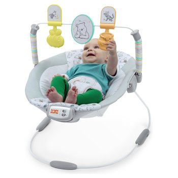 Bright Starts Wipstoeltje Winnie de Poeh Beer met Muziek en Vibratie