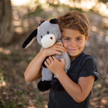 World’s Softest Plush Grey Donkey Soft Toy 40cm