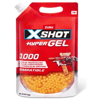 XSHOT by ZURU Hyper Gel 3,000 Pellets Refill Pack
